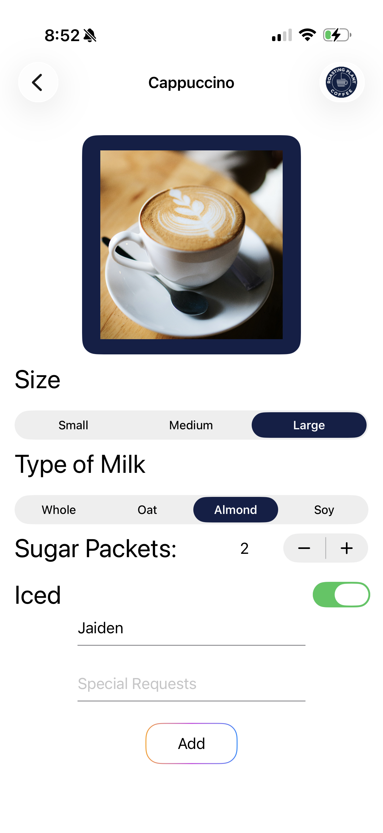 Import Source screen